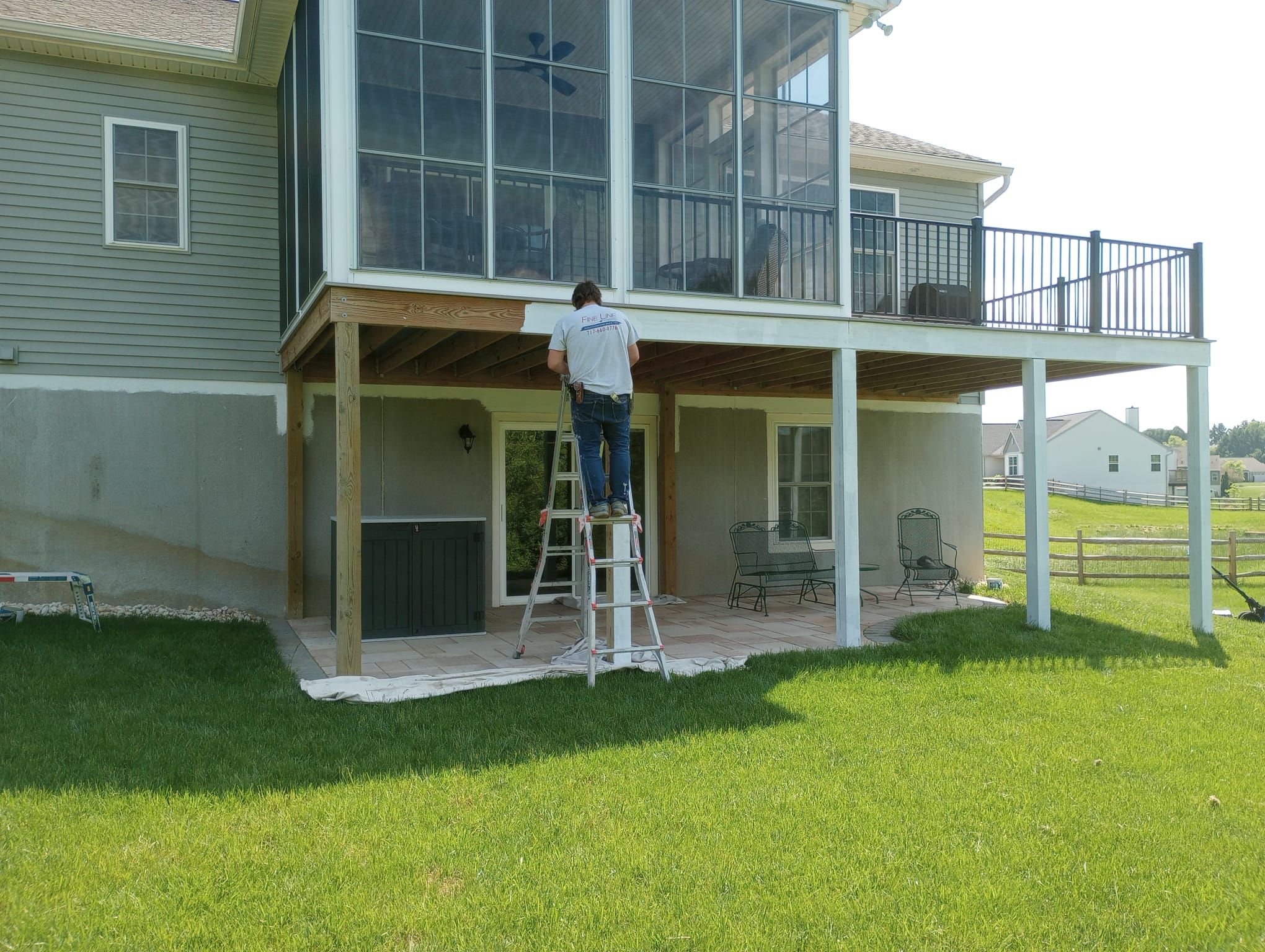 Amazing Exterior Stucco Foundation Painting In Lebanon PA