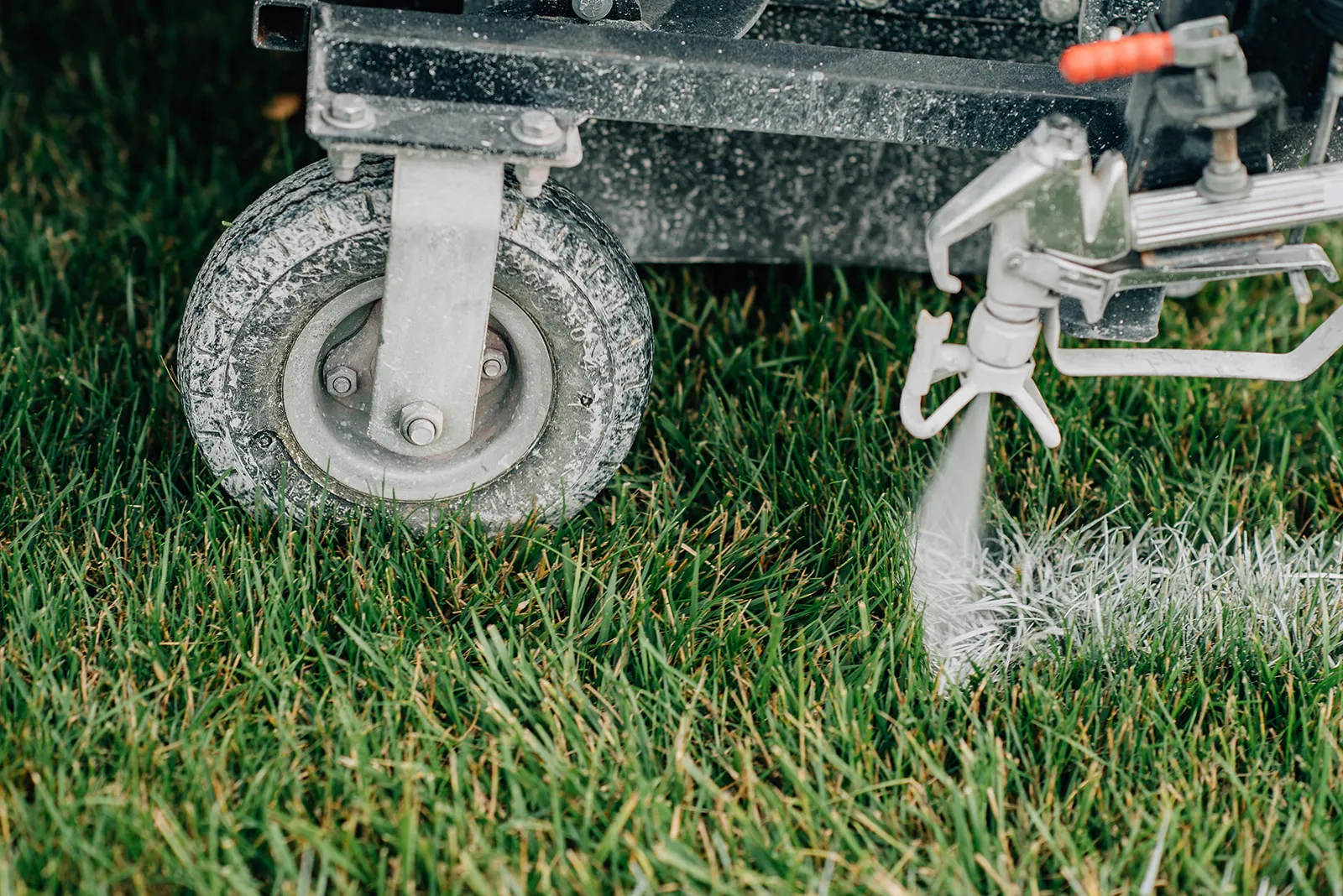 We provide line painting services for football, lacrosse, and soccer